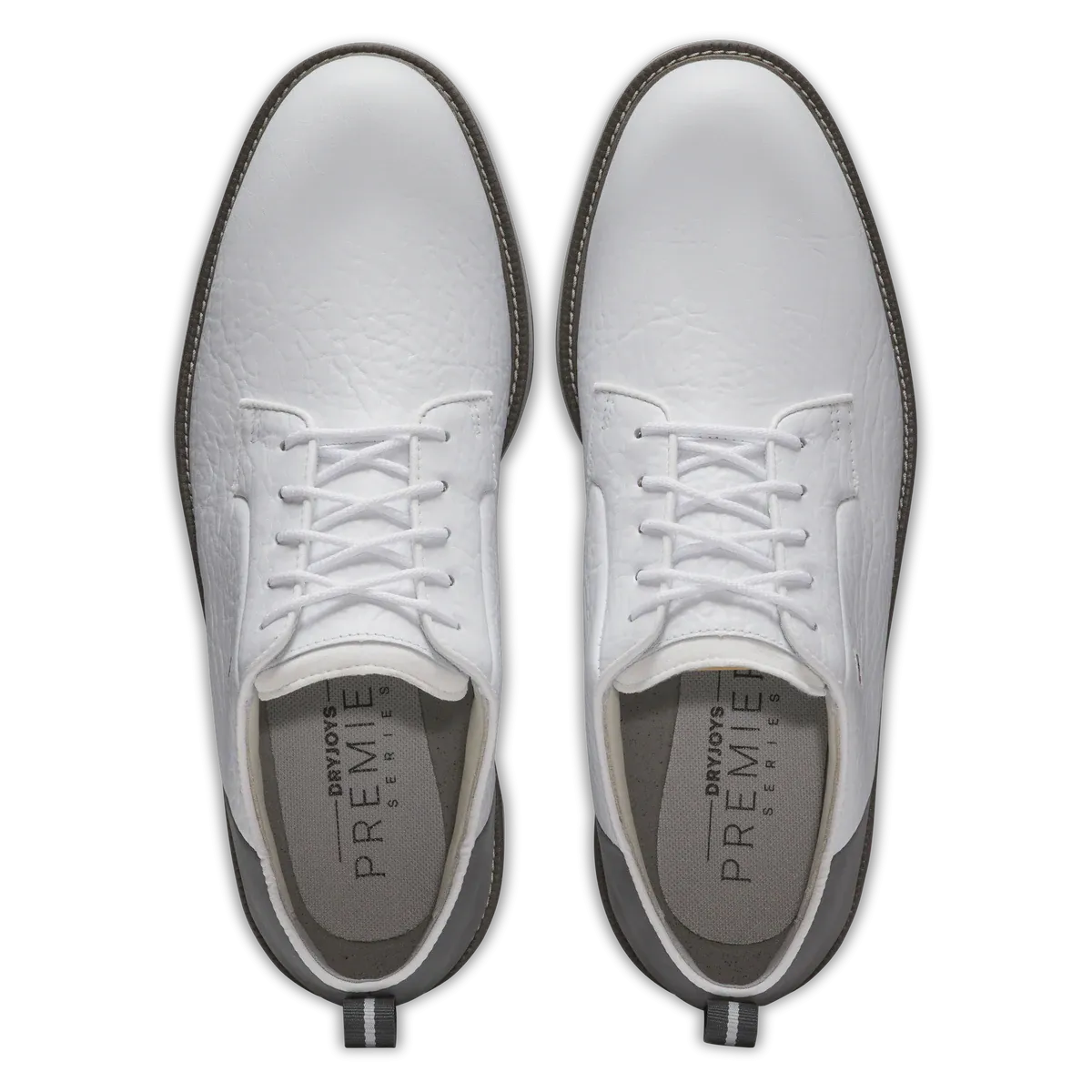 2025 FootJoy Men's Premiere Field Bison Golf Shoe - White/Grey/Dark Grey