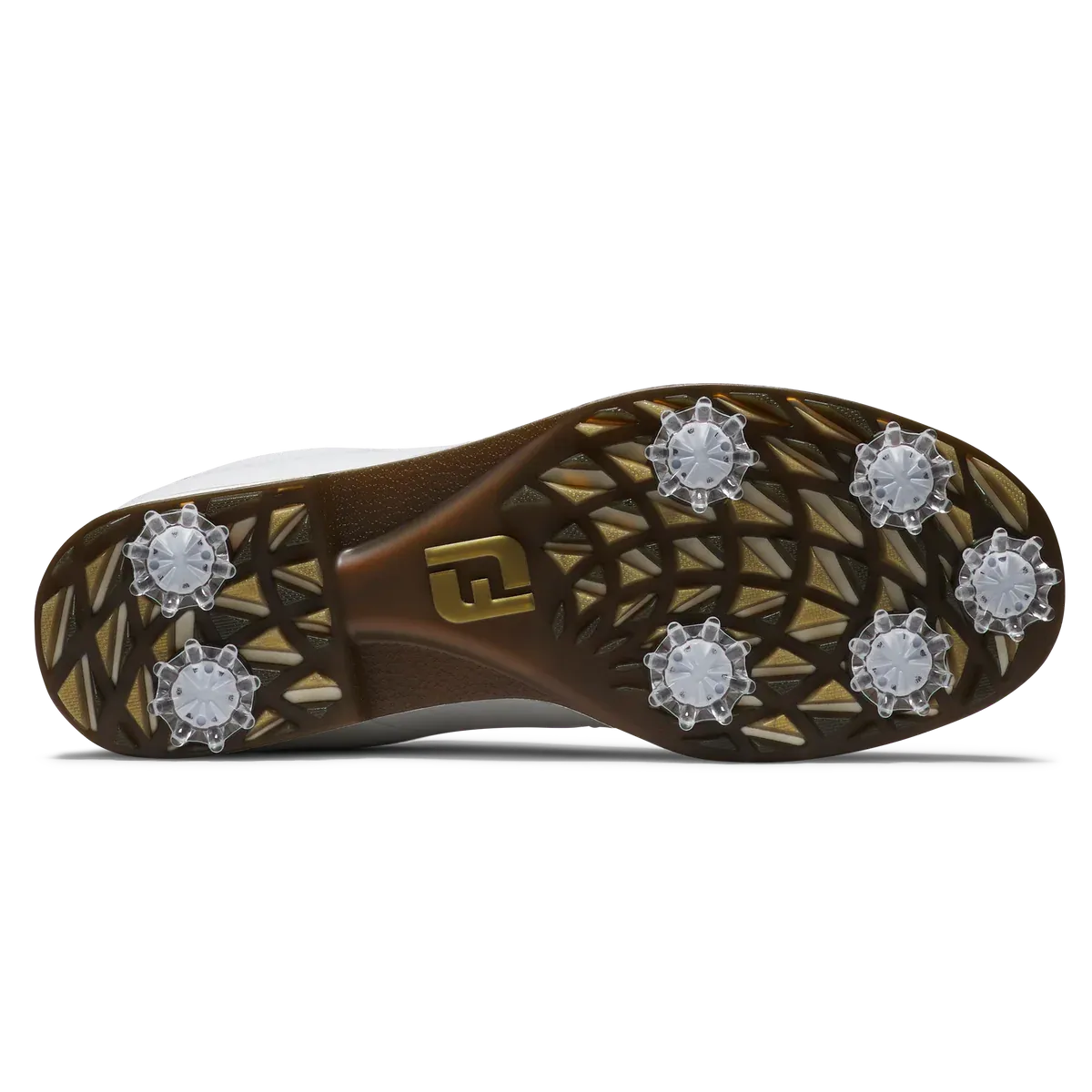 2025 FootJoy Women's Premiere Series Cypress Golf Shoes - White/Gold/Navy