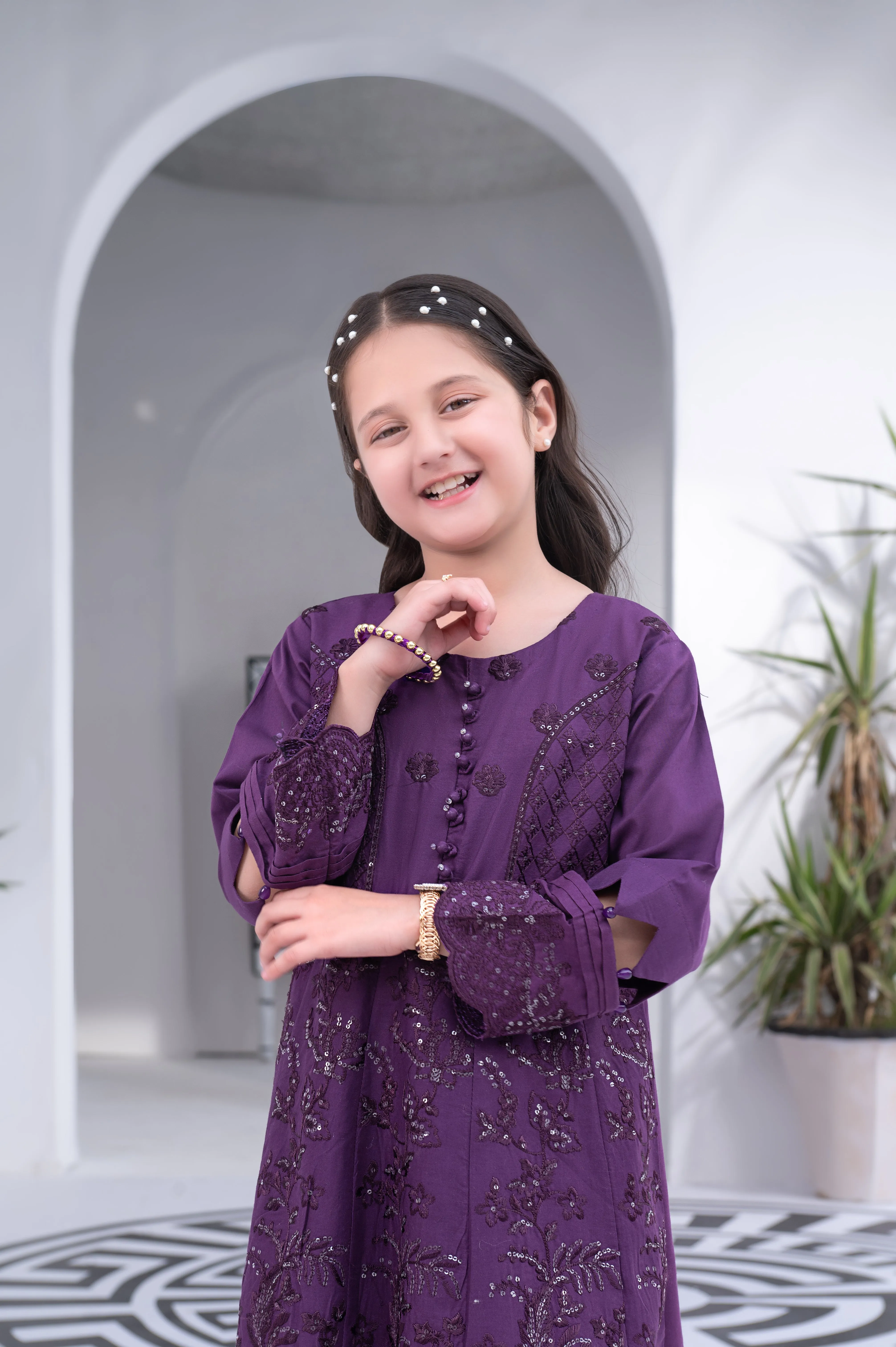 3PC GIRLS LUXURY COTTON SUMMER COLLECTION BY MONA GCCS3