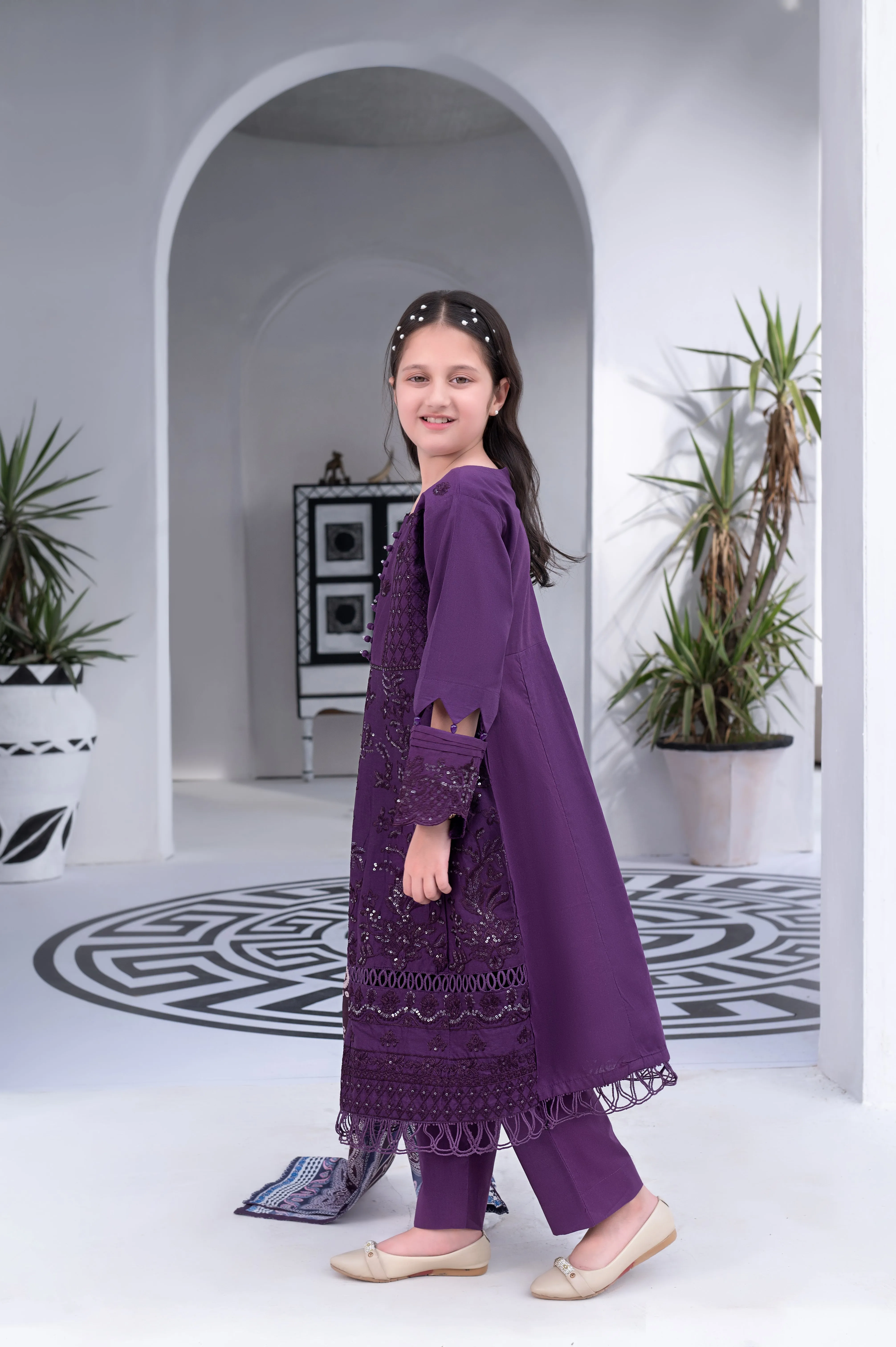 3PC GIRLS LUXURY COTTON SUMMER COLLECTION BY MONA GCCS3