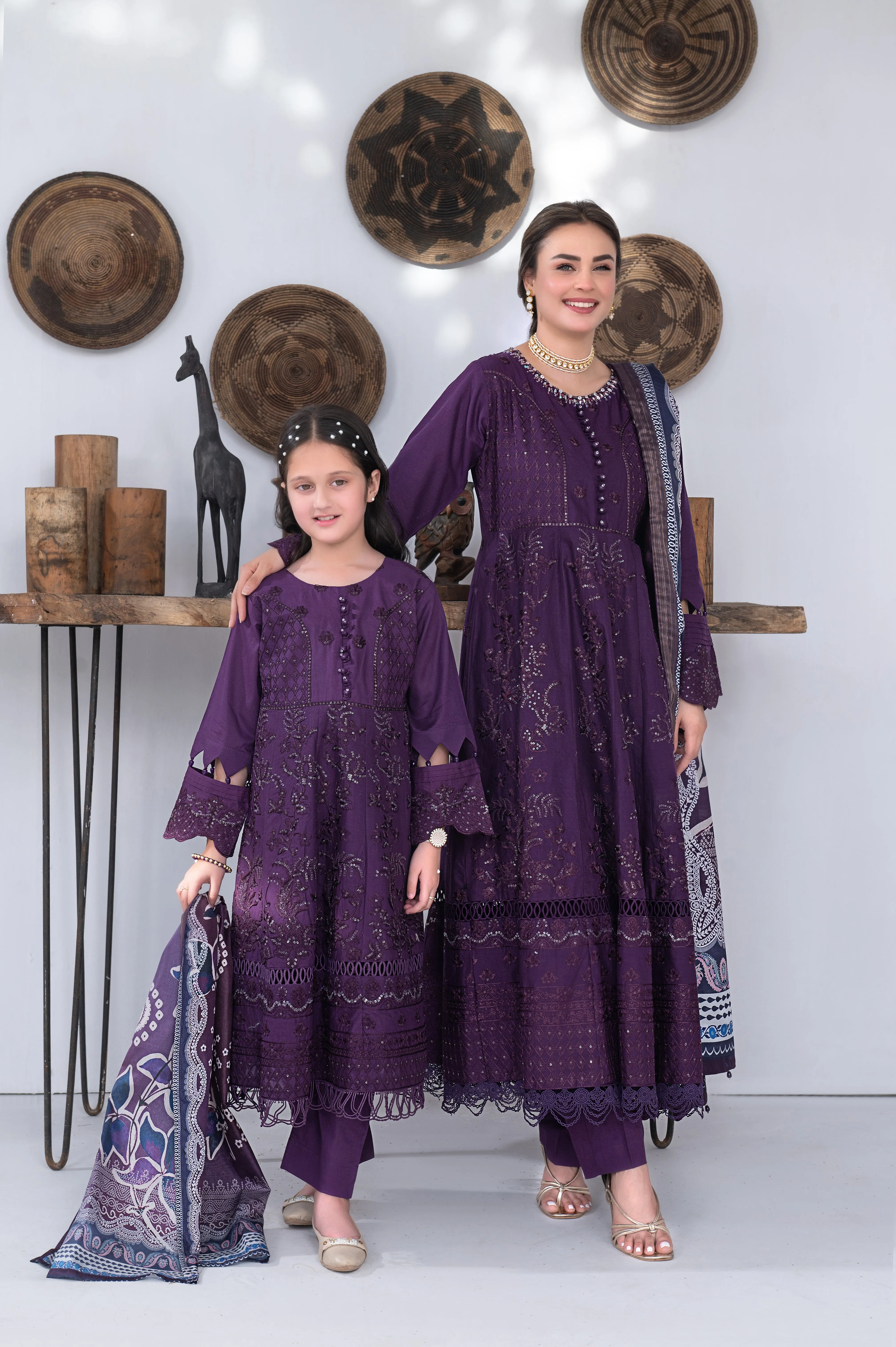 3PC GIRLS LUXURY COTTON SUMMER COLLECTION BY MONA GCCS3