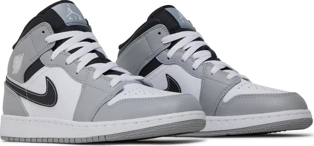 Air Jordan 1 Mid 'Light Smoke Grey Anthracite' (GS)