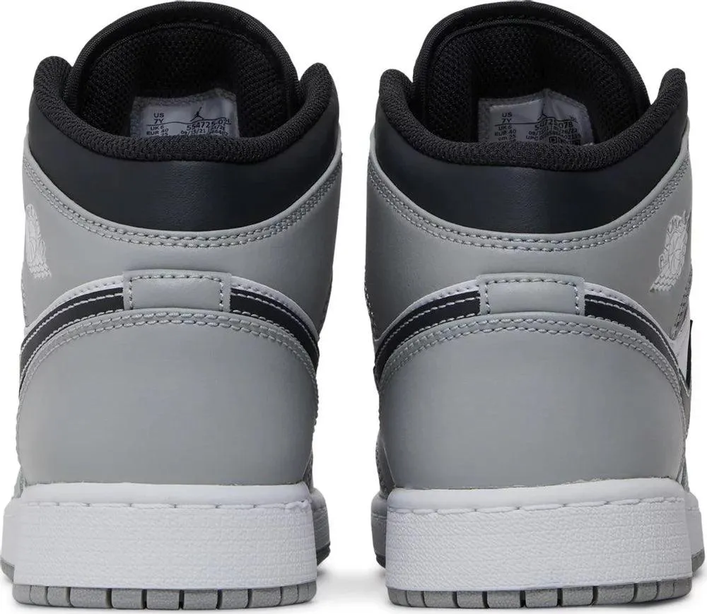 Air Jordan 1 Mid 'Light Smoke Grey Anthracite' (GS)