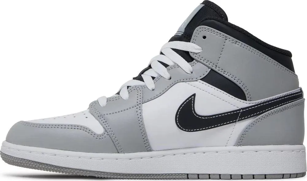 Air Jordan 1 Mid 'Light Smoke Grey Anthracite' (GS)