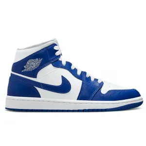 Air Jordan 1 Mid "Kentucky Blue" (White/Hyper Royal)(BQ6472-104)