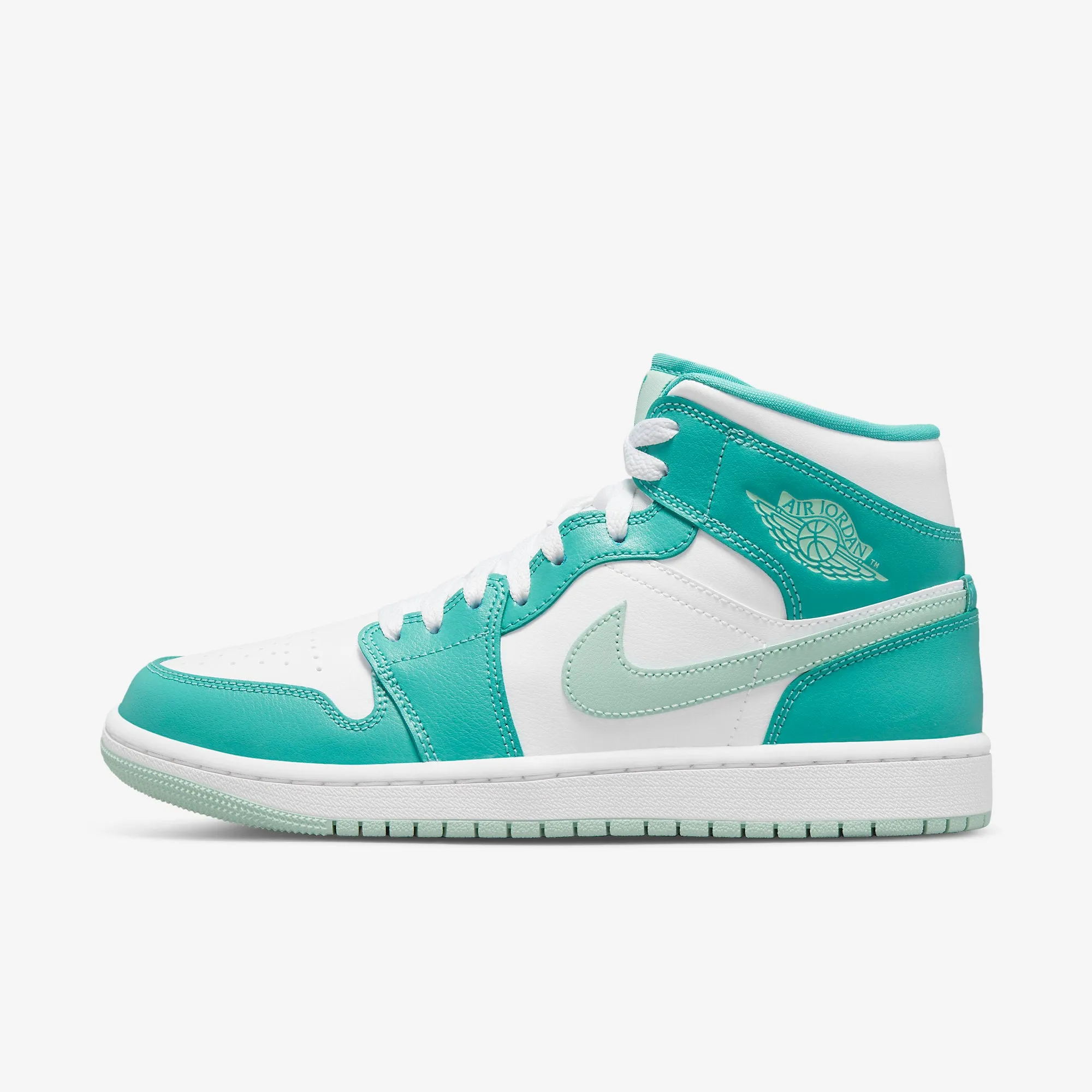 Air Jordan 1 Mid "Washed Teal" (White/Washed Teal)(DV2229-300)