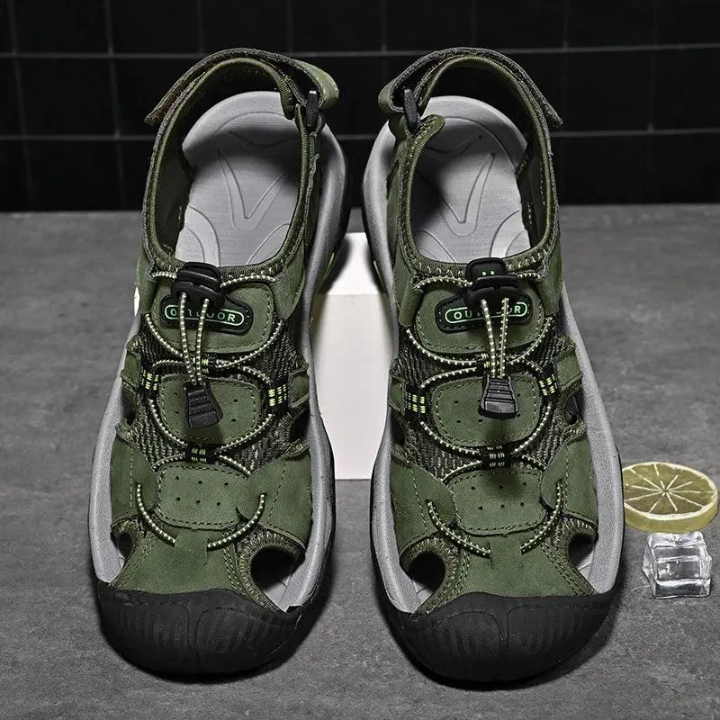 All-Match Men’s Casual Anti-Collision Non-Slip Beach Sandals  for Comfort and Style