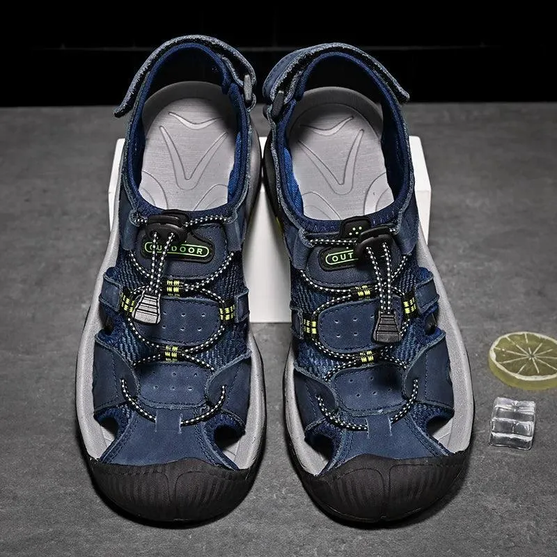 All-Match Men’s Casual Anti-Collision Non-Slip Beach Sandals  for Comfort and Style