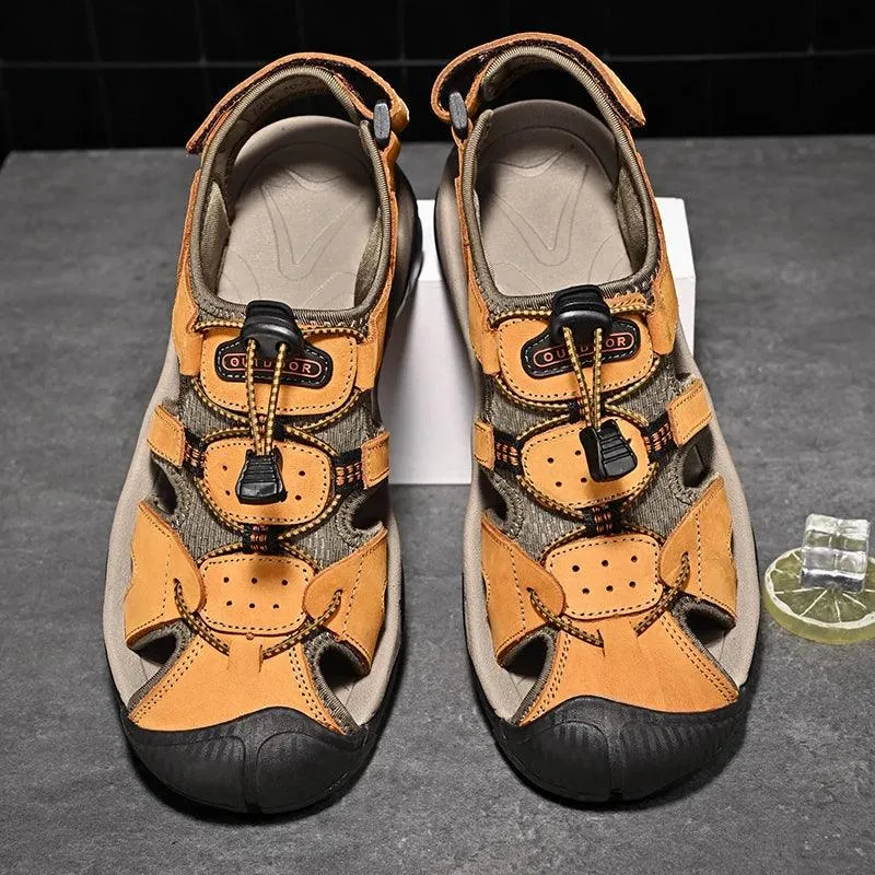 All-Match Men’s Casual Anti-Collision Non-Slip Beach Sandals  for Comfort and Style
