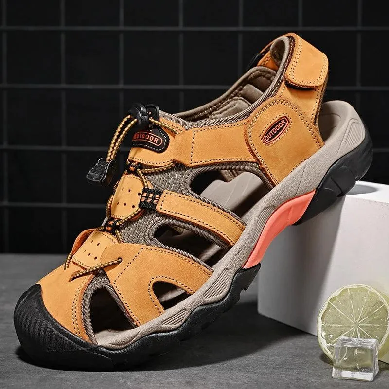 All-Match Men’s Casual Anti-Collision Non-Slip Beach Sandals  for Comfort and Style
