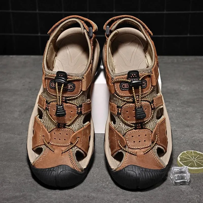 All-Match Men’s Casual Anti-Collision Non-Slip Beach Sandals  for Comfort and Style