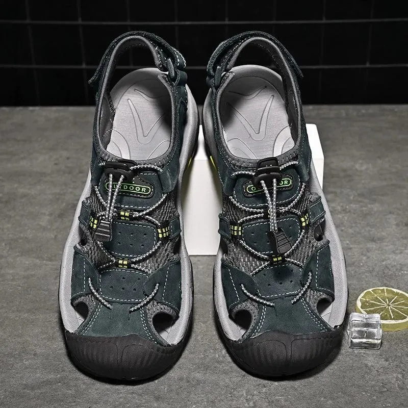 All-Match Men’s Casual Anti-Collision Non-Slip Beach Sandals  for Comfort and Style
