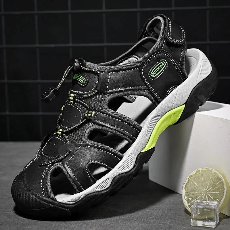All-Match Men’s Casual Anti-Collision Non-Slip Beach Sandals  for Comfort and Style