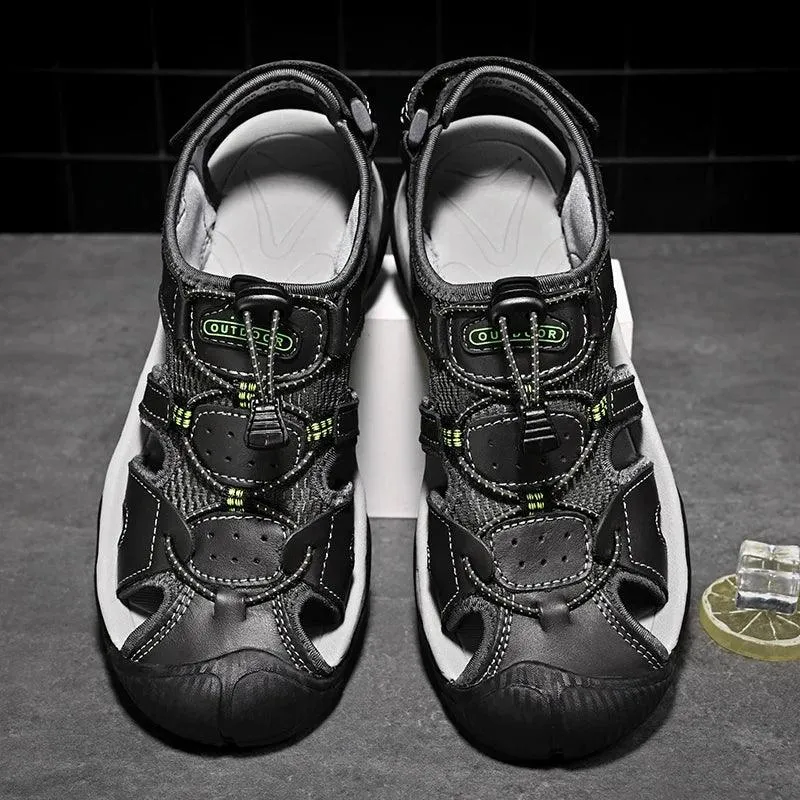 All-Match Men’s Casual Anti-Collision Non-Slip Beach Sandals  for Comfort and Style