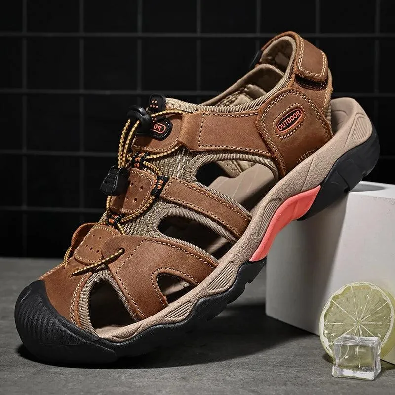 All-Match Men’s Casual Anti-Collision Non-Slip Beach Sandals  for Comfort and Style