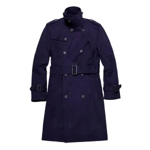 Anniversary Appreciation Special Discount EditionMETROLOLITAN TRENCH INDIGO KENDO COAT (DR0066)