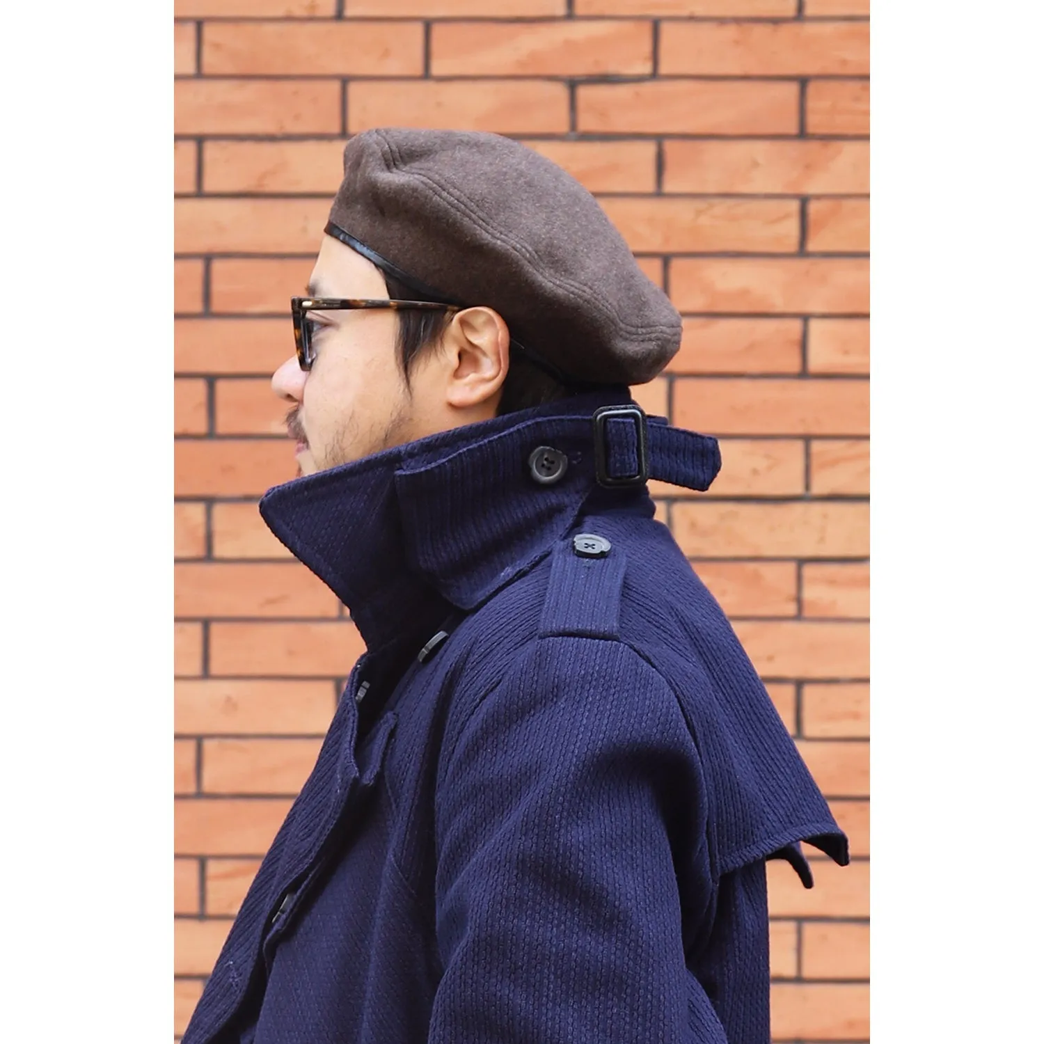 Anniversary Appreciation Special Discount EditionMETROLOLITAN TRENCH INDIGO KENDO COAT (DR0066)