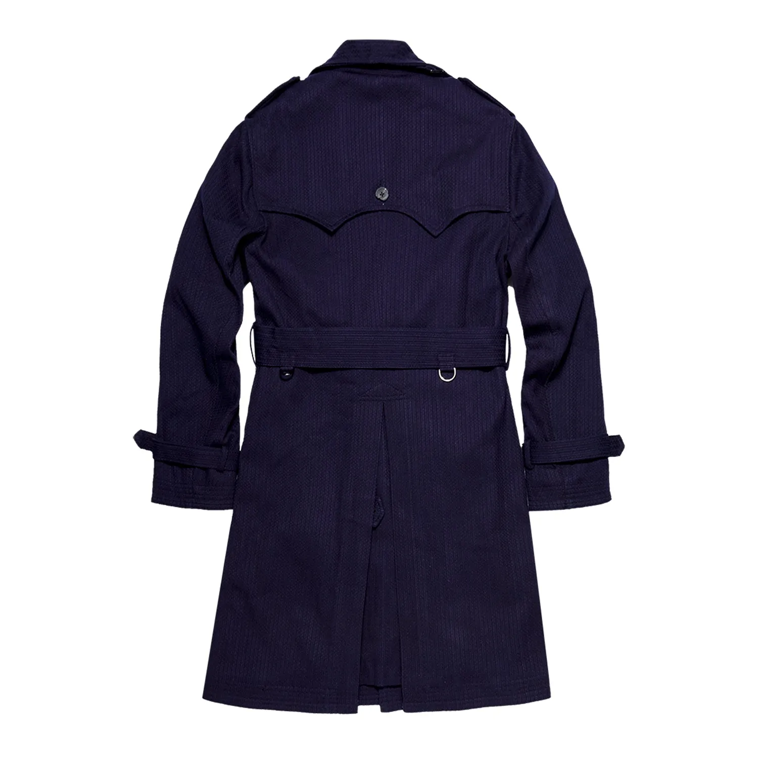 Anniversary Appreciation Special Discount EditionMETROLOLITAN TRENCH INDIGO KENDO COAT (DR0066)