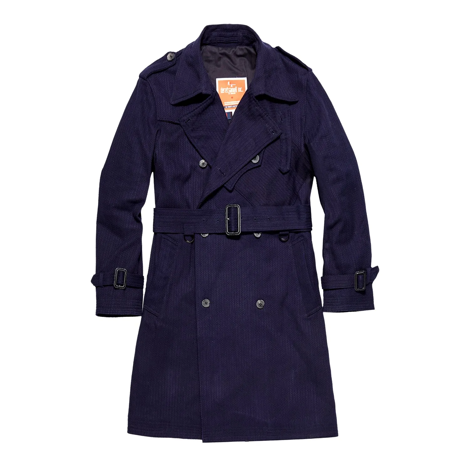 Anniversary Appreciation Special Discount EditionMETROLOLITAN TRENCH INDIGO KENDO COAT (DR0066)