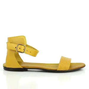 Antichi Romani 147 Yellow Slingback Sandals