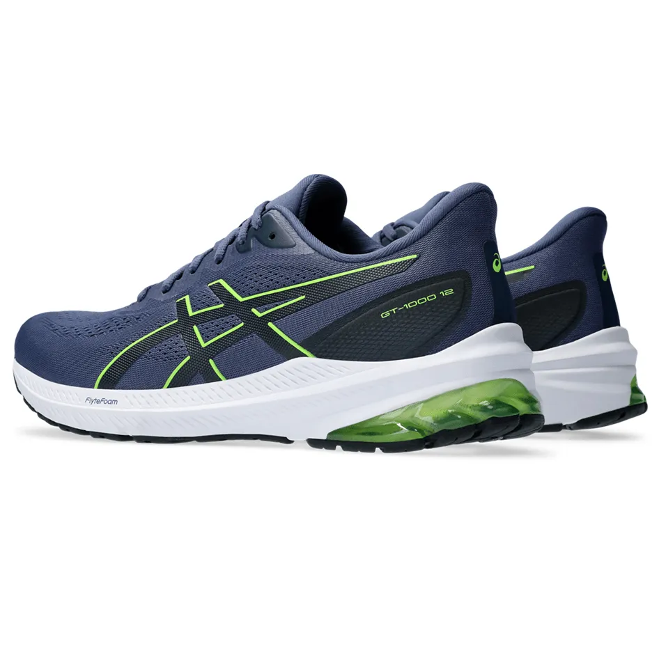 Asics GT-1000v12 Men's Running Shoes in Thunder Blue / Electric Lime SS24