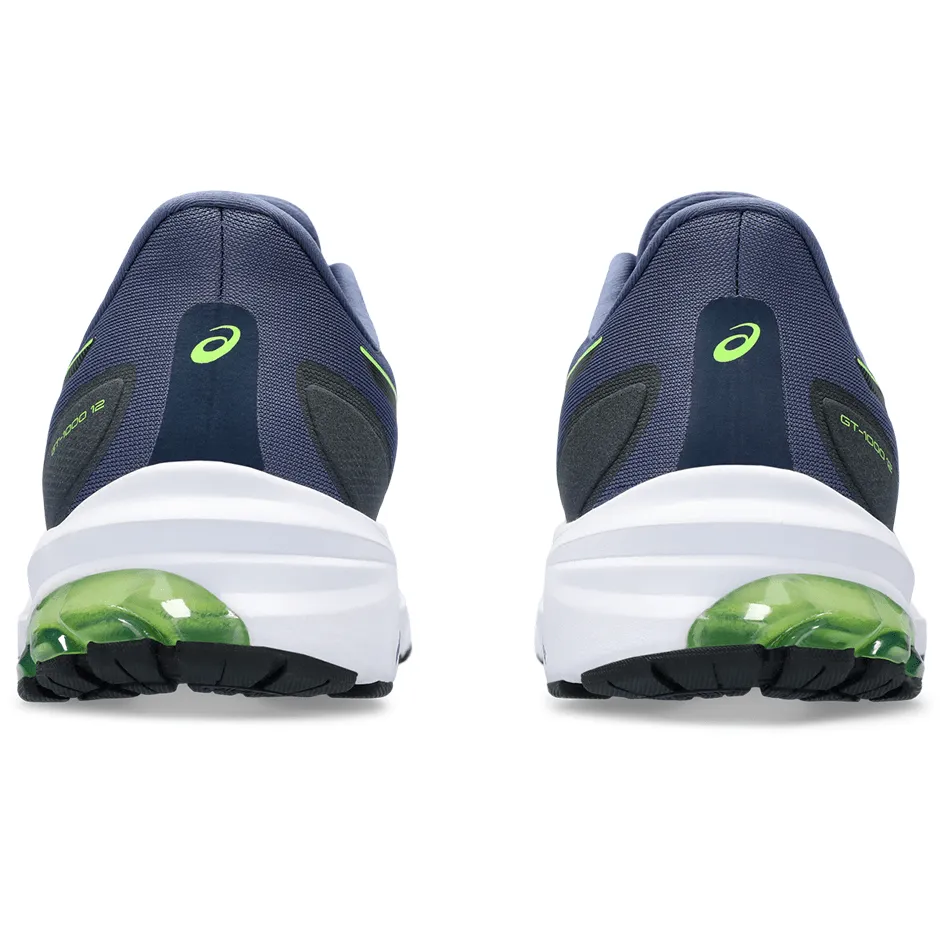 Asics GT-1000v12 Men's Running Shoes in Thunder Blue / Electric Lime SS24