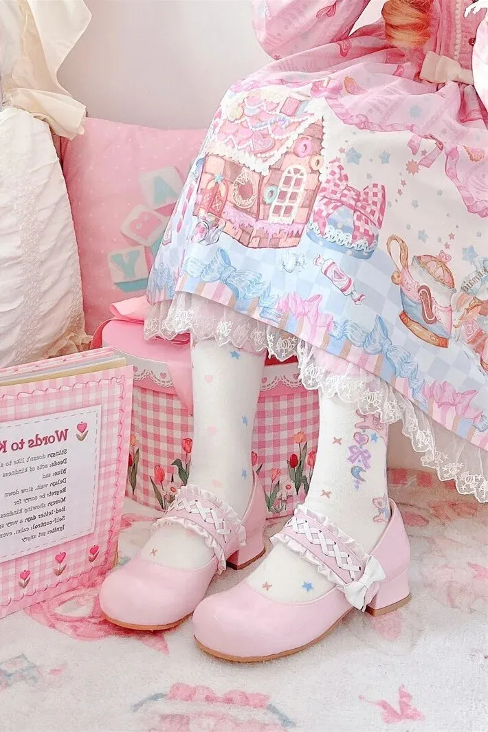 binfenxie  -  Lovely Round Head Cute Kawaii Girls Loli Shoes Women Fashion Casual Loafers Lolita Bow Sweet Women's Shoes