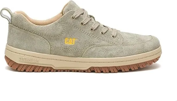 CAT Caterpillar Men's Decade P725670 Suede Shoes Vetiver Beige