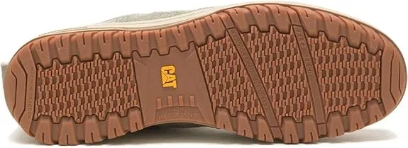 CAT Caterpillar Men's Decade P725670 Suede Shoes Vetiver Beige