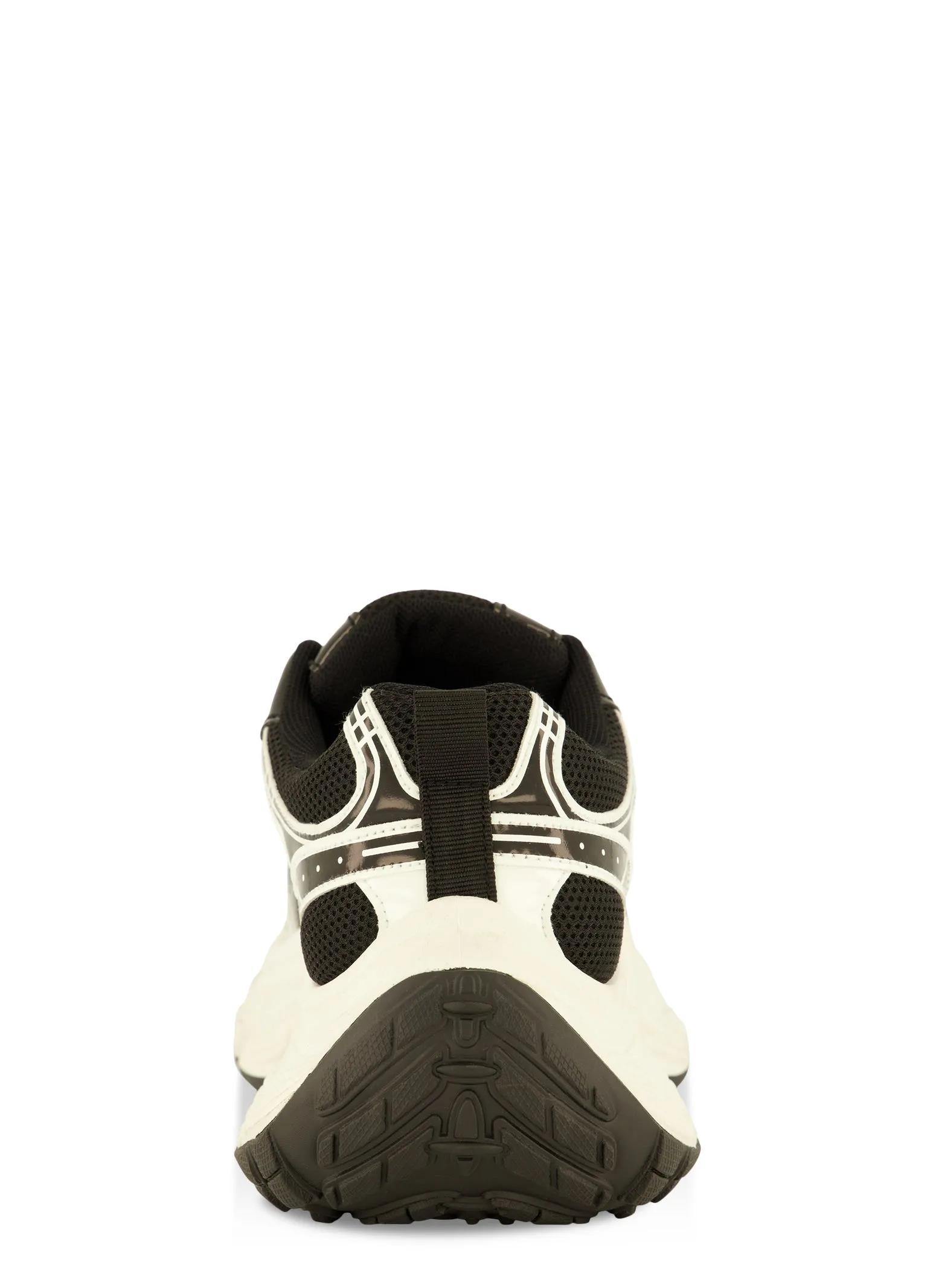 Chunky Sole Contrast Lace Up Sneakers