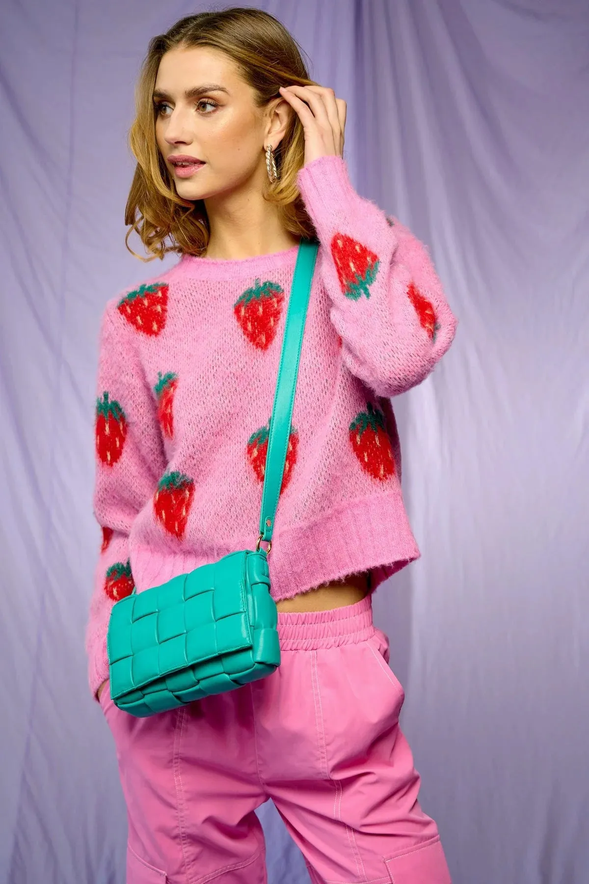 Cilia Knit Sweater - Pink