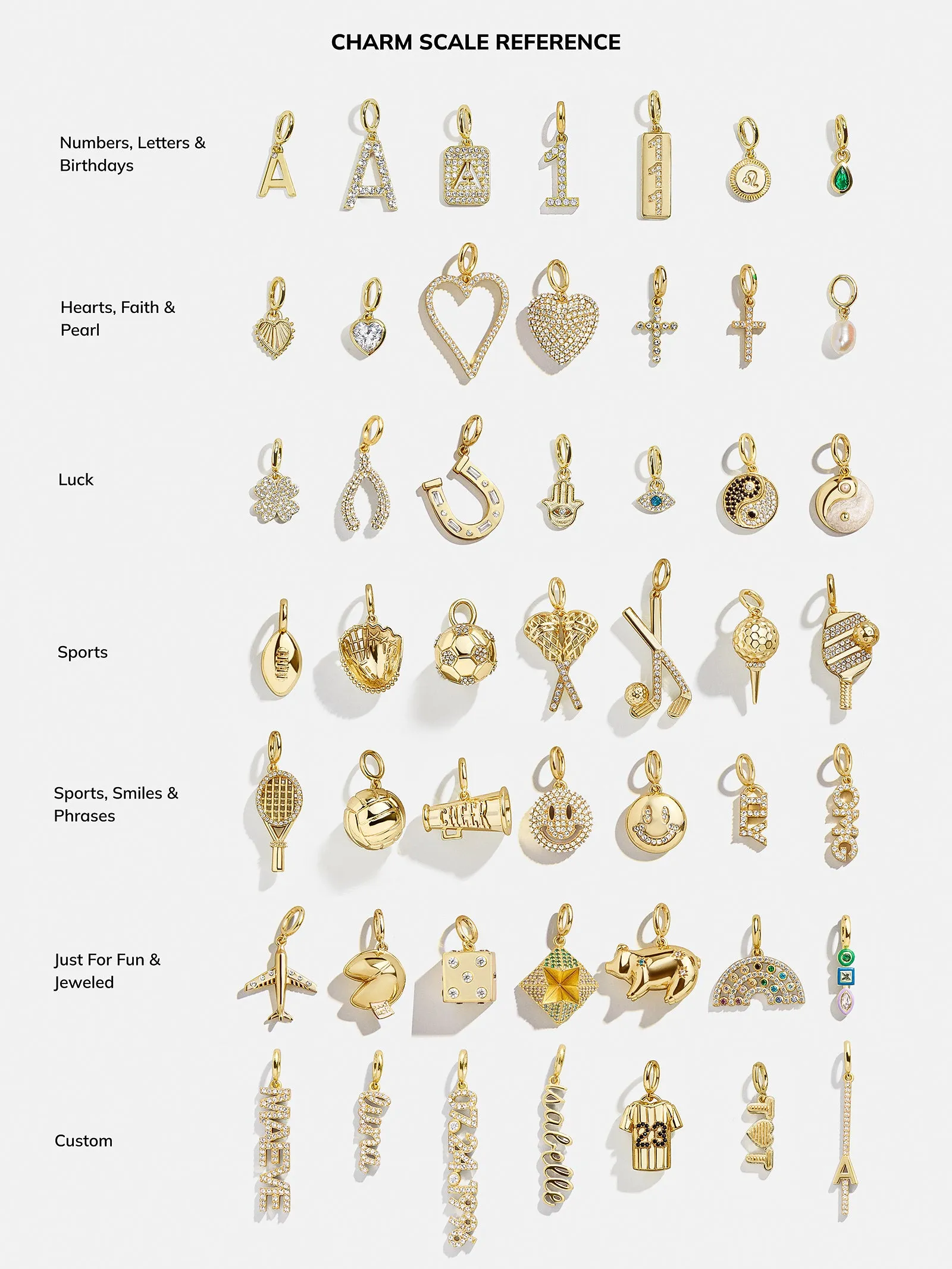 Classic Initial Cluster Charm - M