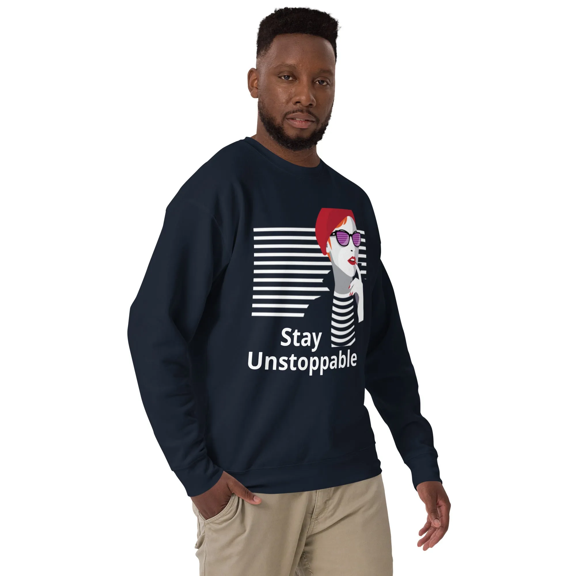 Classic Unisex Premium Sweatshirt, Soft Fleece Crewneck Sweater