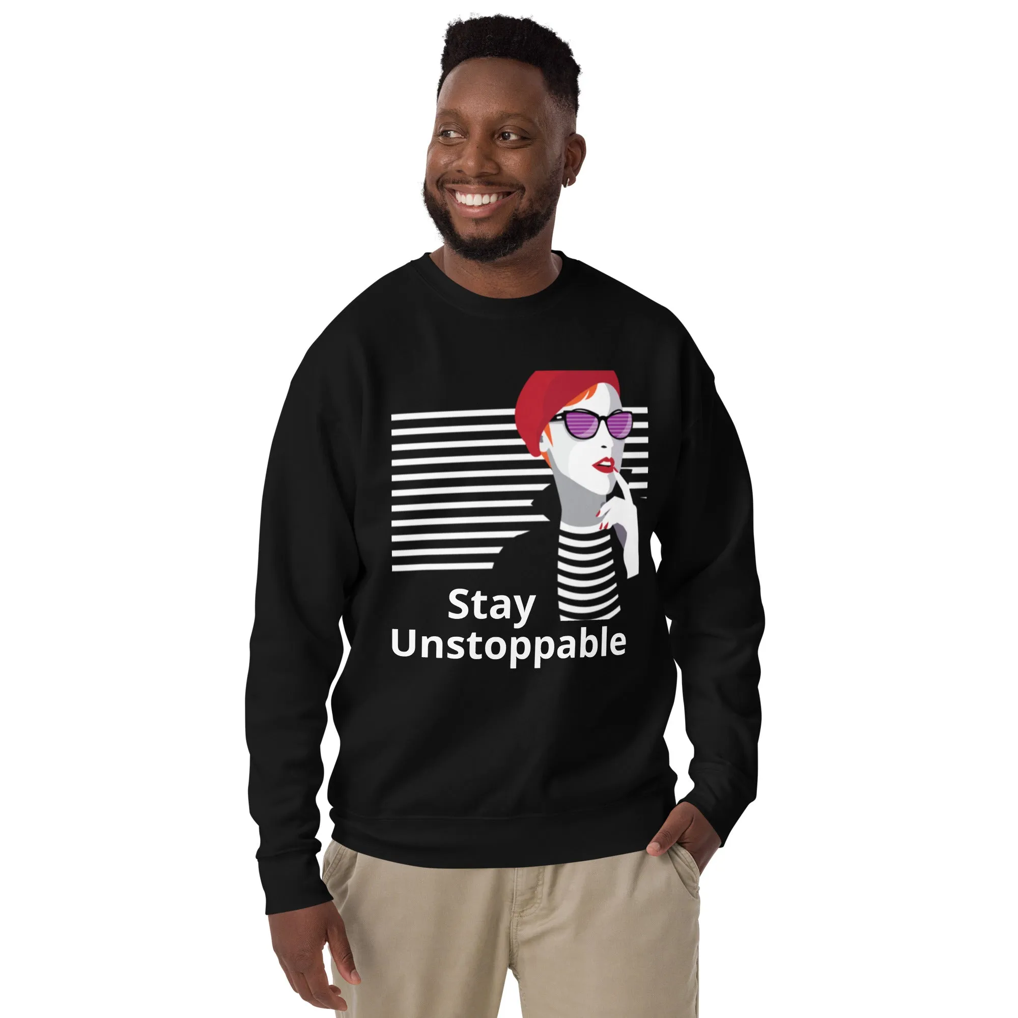 Classic Unisex Premium Sweatshirt, Soft Fleece Crewneck Sweater