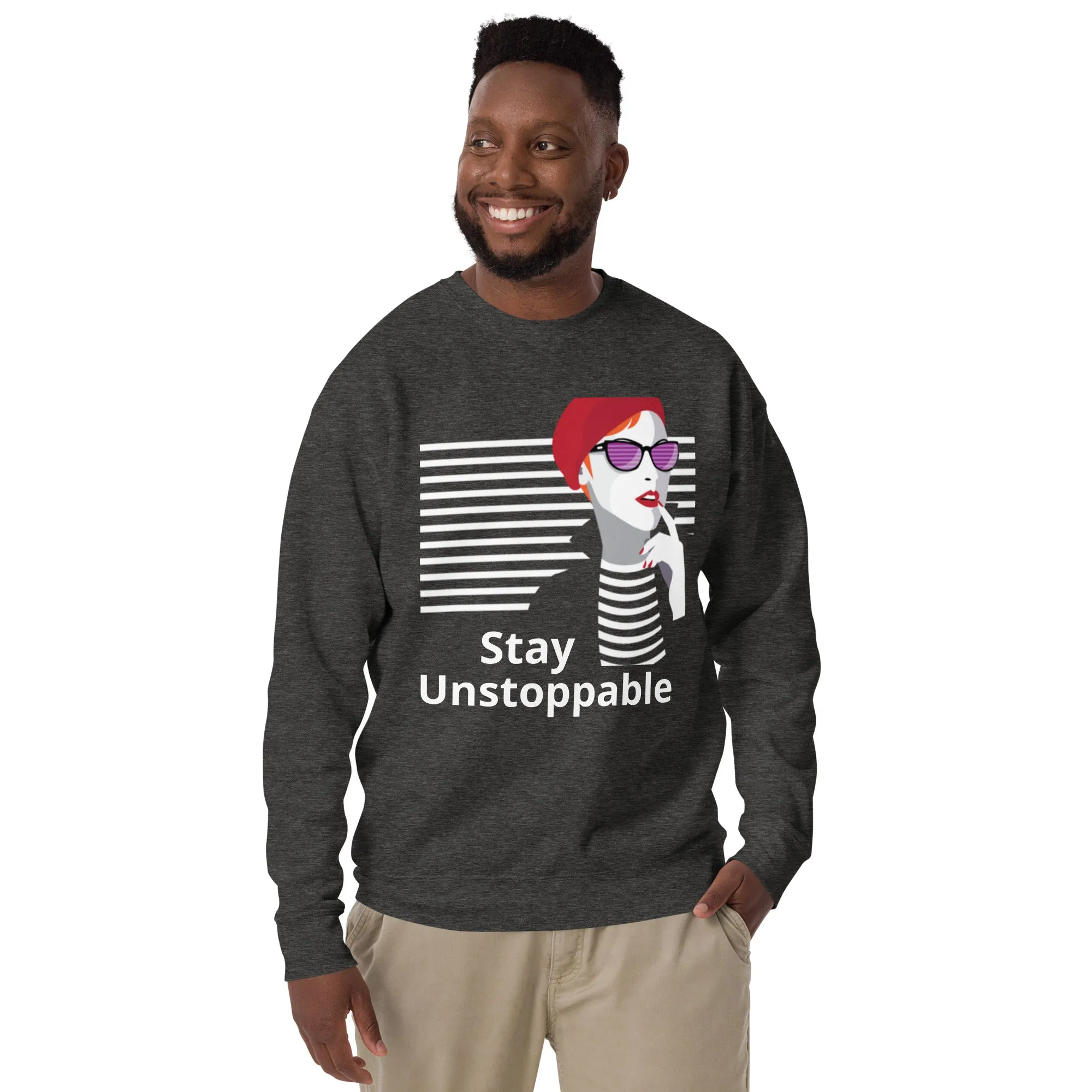 Classic Unisex Premium Sweatshirt, Soft Fleece Crewneck Sweater
