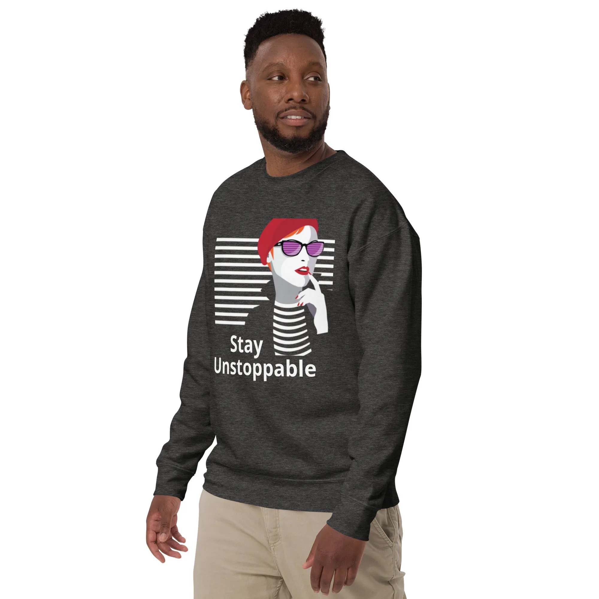 Classic Unisex Premium Sweatshirt, Soft Fleece Crewneck Sweater
