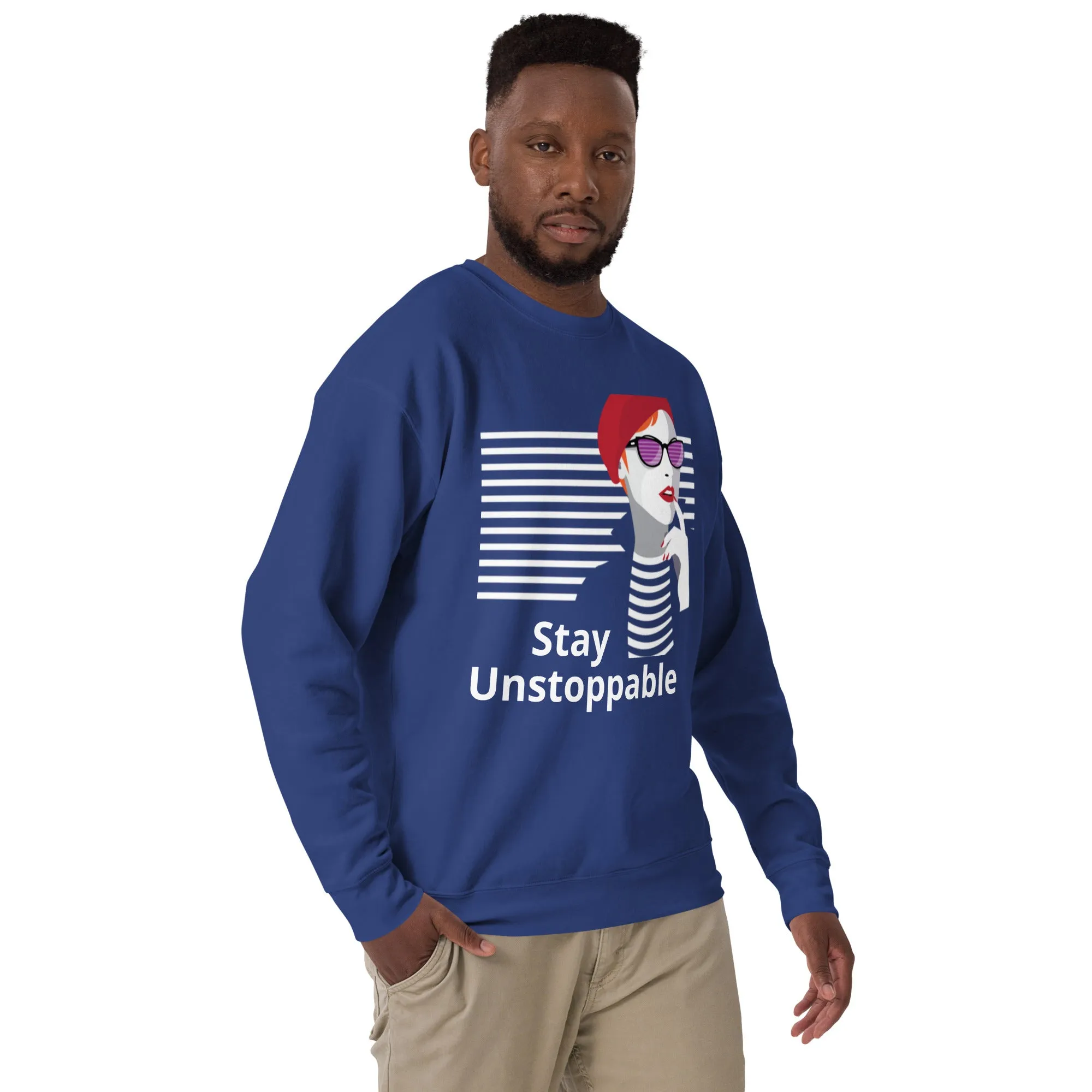 Classic Unisex Premium Sweatshirt, Soft Fleece Crewneck Sweater