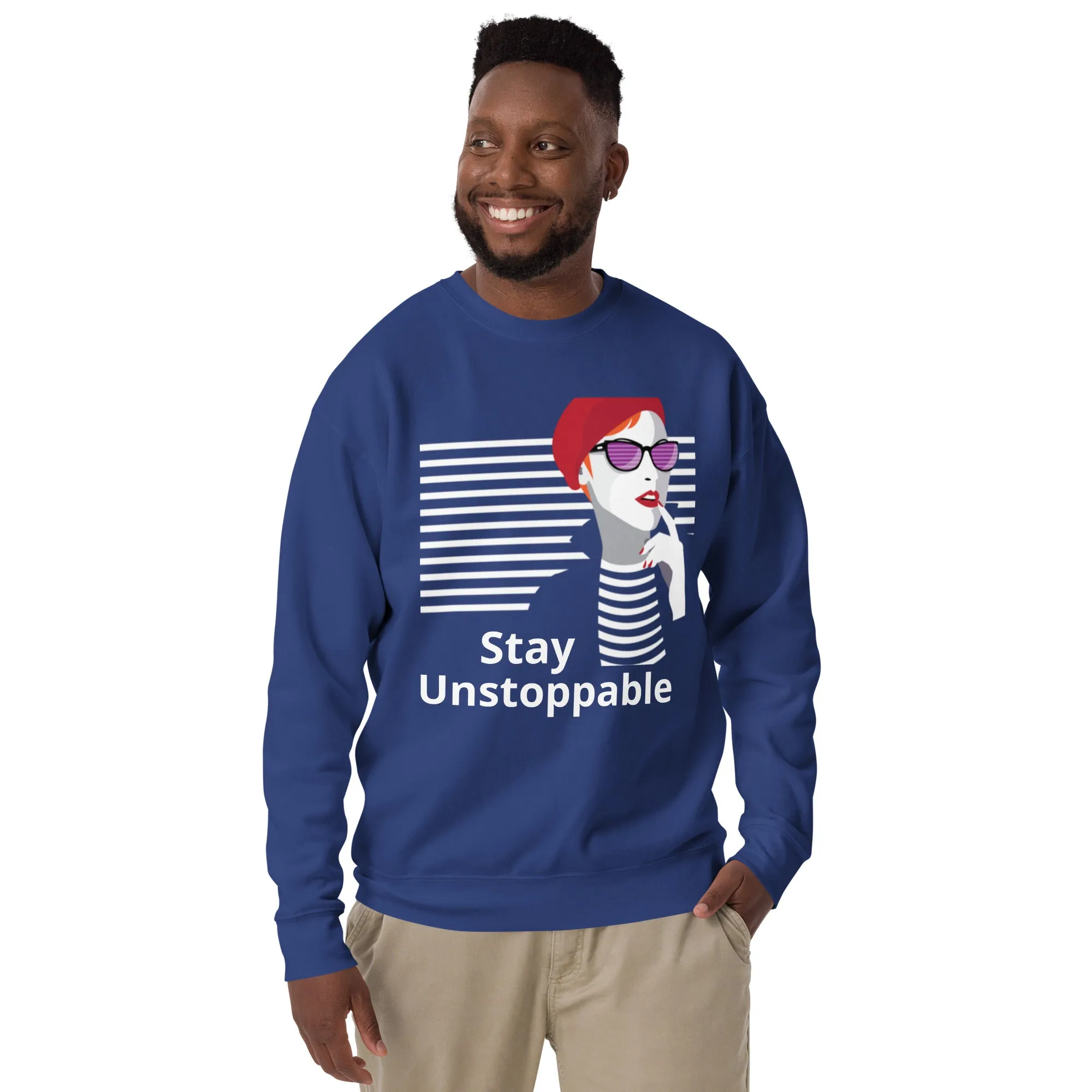 Classic Unisex Premium Sweatshirt, Soft Fleece Crewneck Sweater