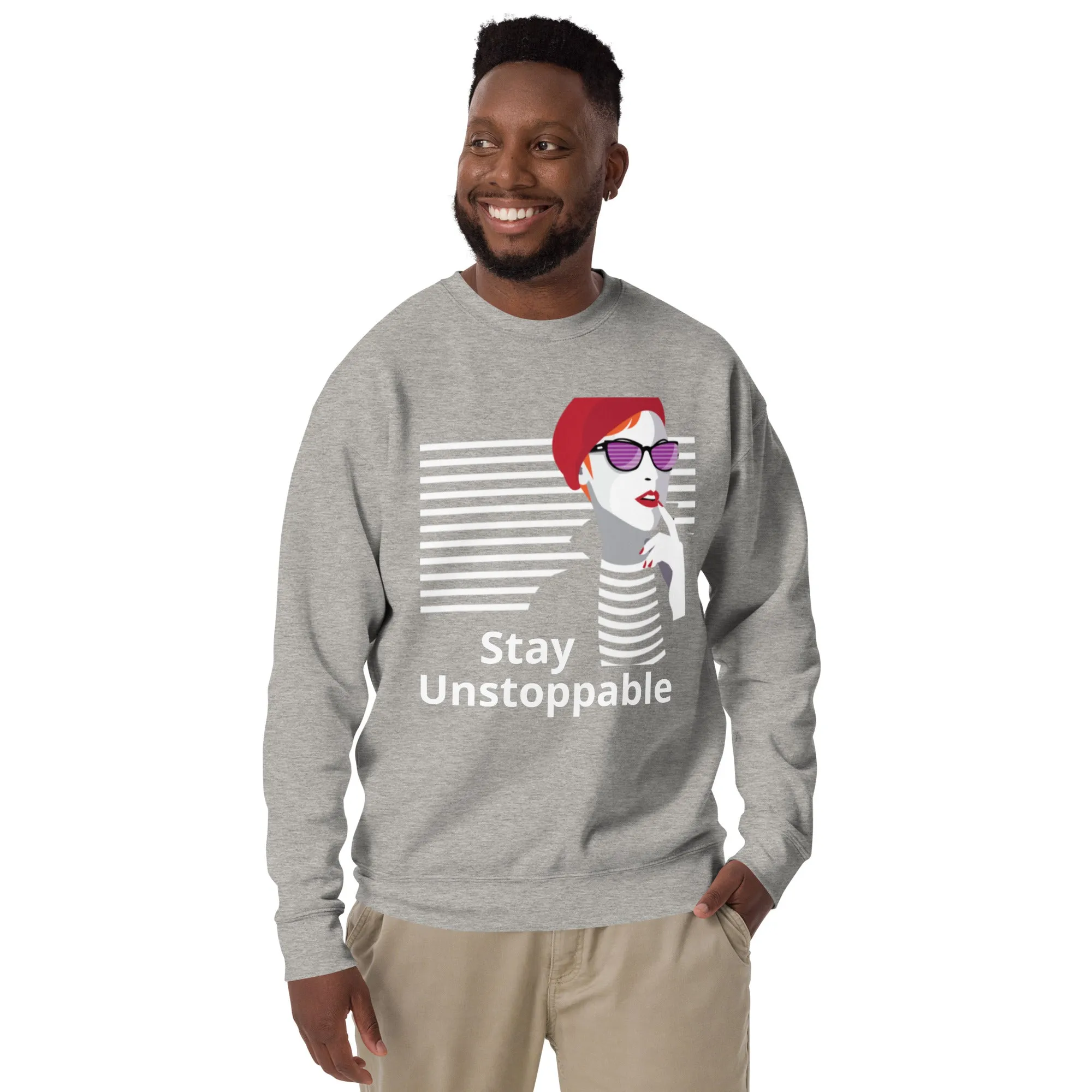Classic Unisex Premium Sweatshirt, Soft Fleece Crewneck Sweater