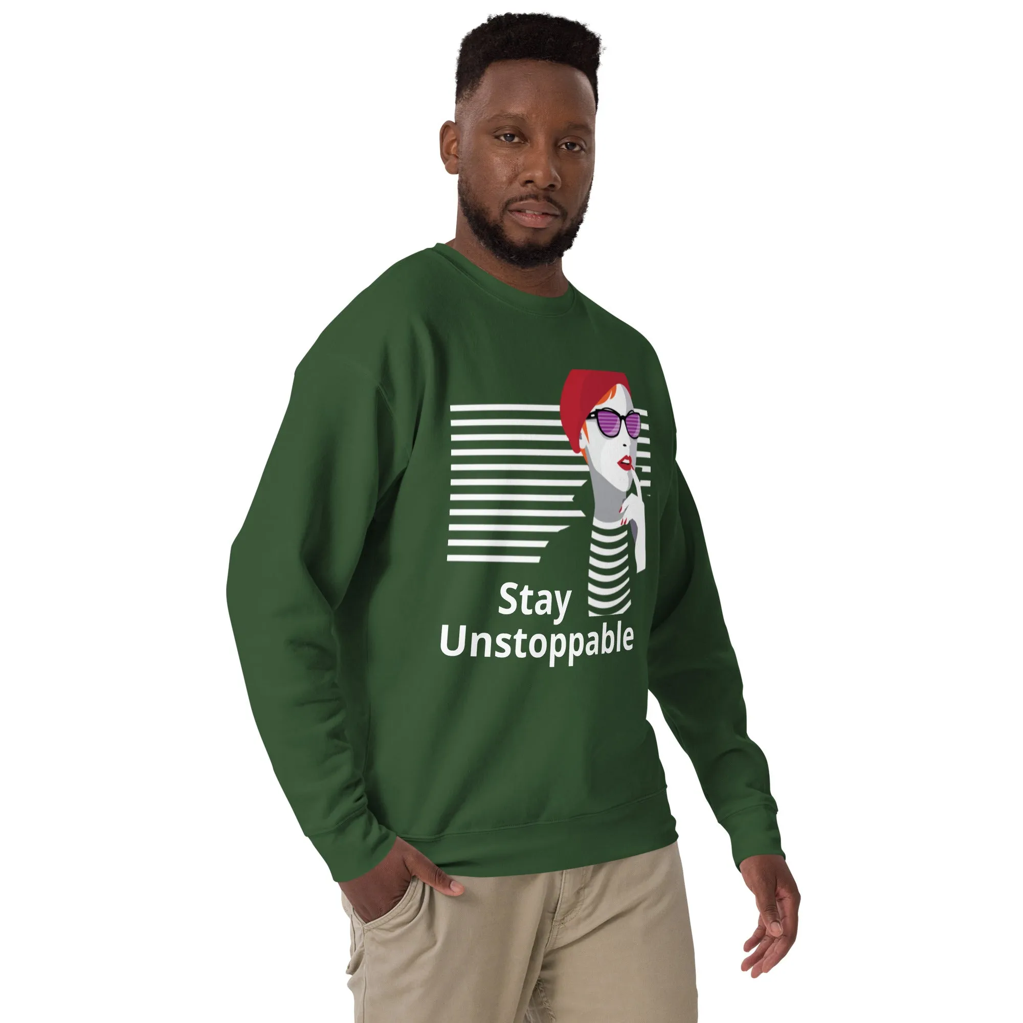Classic Unisex Premium Sweatshirt, Soft Fleece Crewneck Sweater