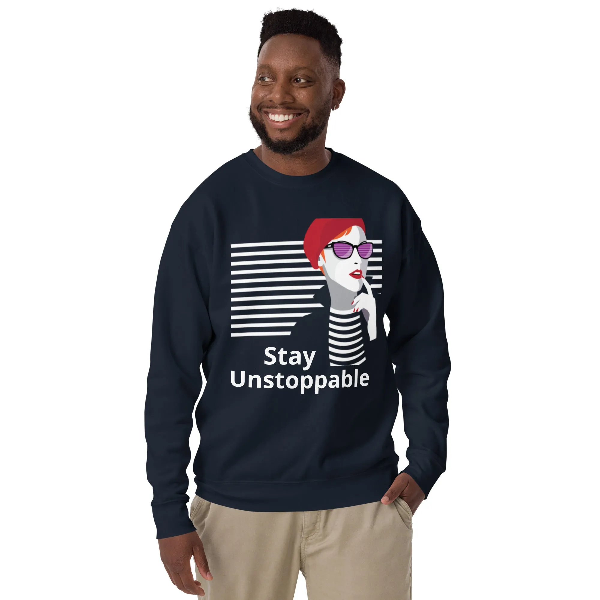 Classic Unisex Premium Sweatshirt, Soft Fleece Crewneck Sweater