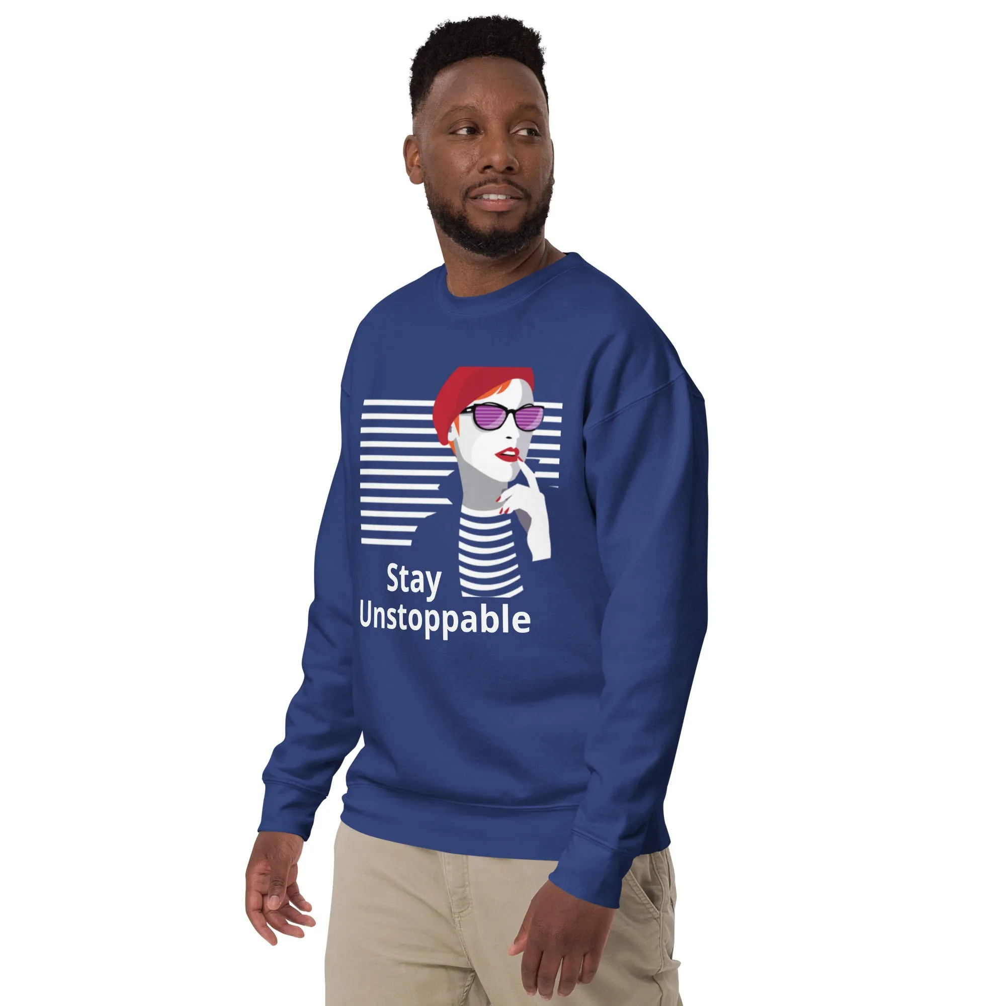 Classic Unisex Premium Sweatshirt, Soft Fleece Crewneck Sweater