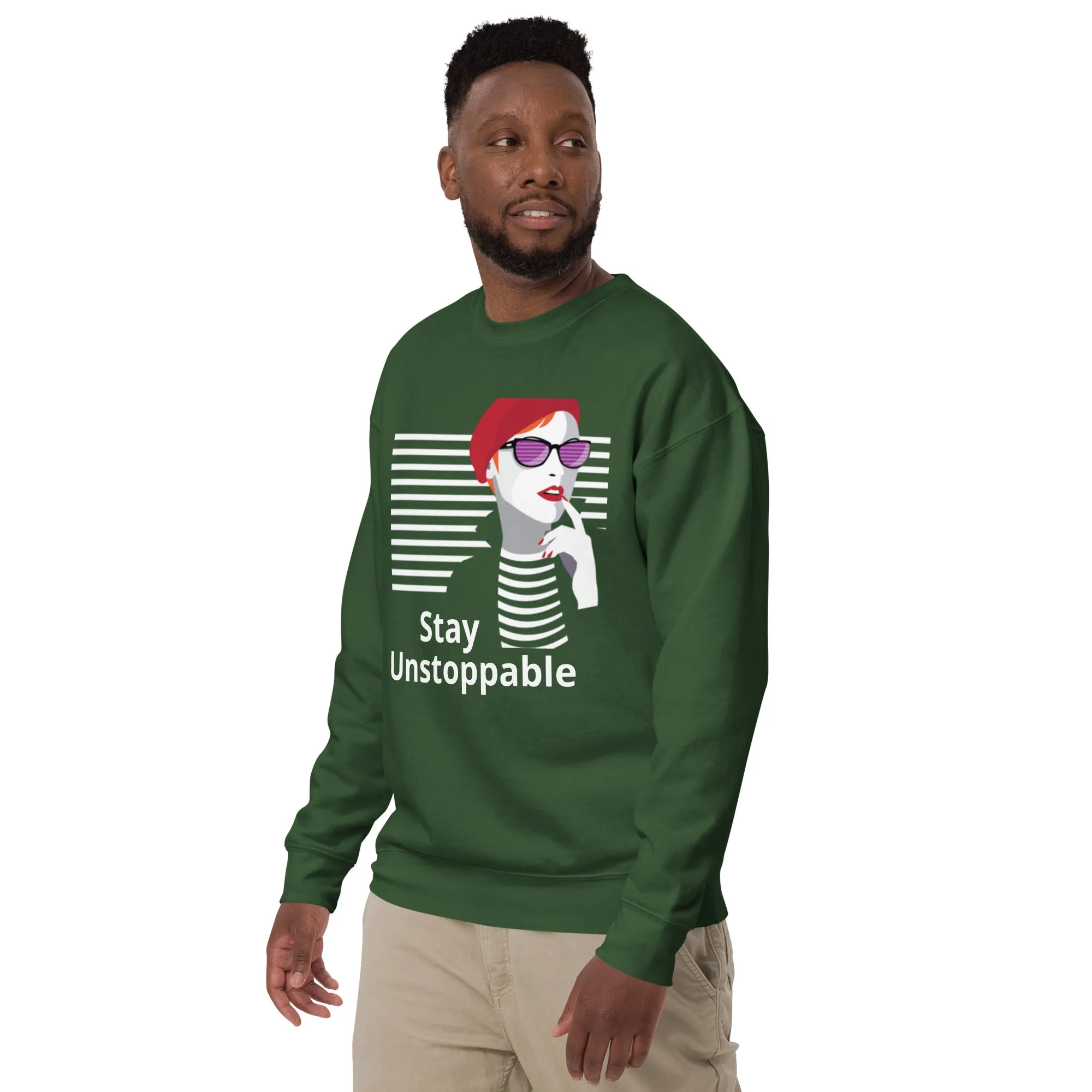 Classic Unisex Premium Sweatshirt, Soft Fleece Crewneck Sweater