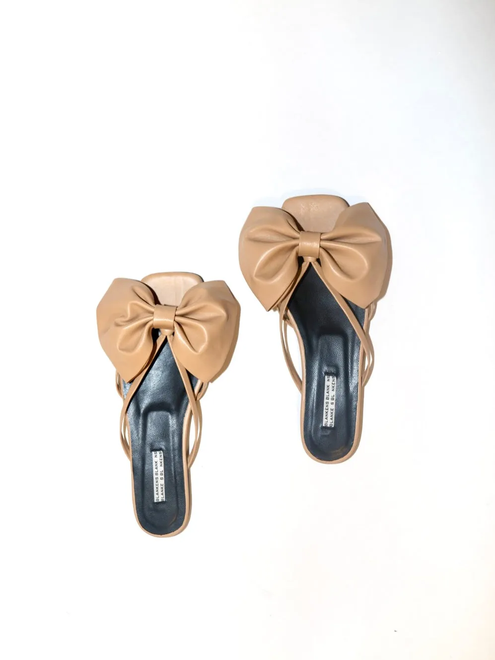 CLIP ON BOWS - THE JENNIE BEIGE