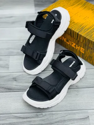 Dianzhe Chunky Sole Sandals – Ultimate Comfort & Street Style
