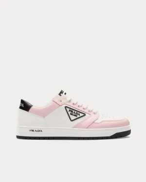 District White / Alabaster Pink Low Top Sneakers