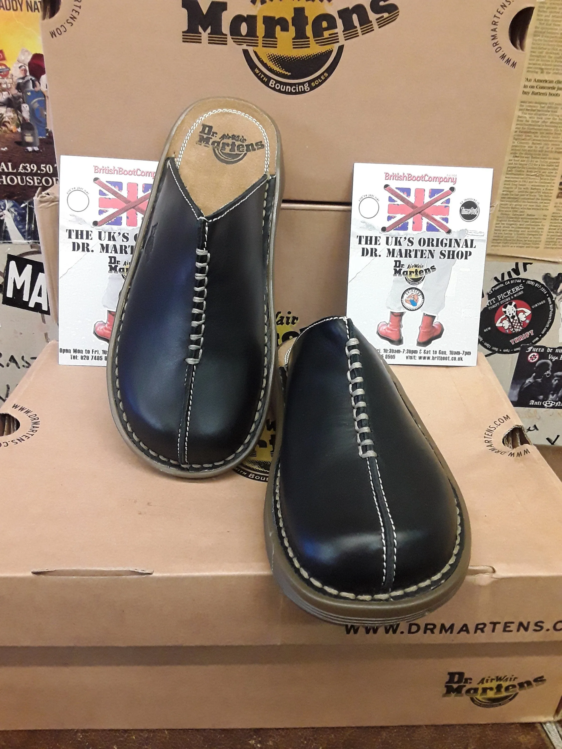 Dr Martens 8A63 Black Leather Sandals
