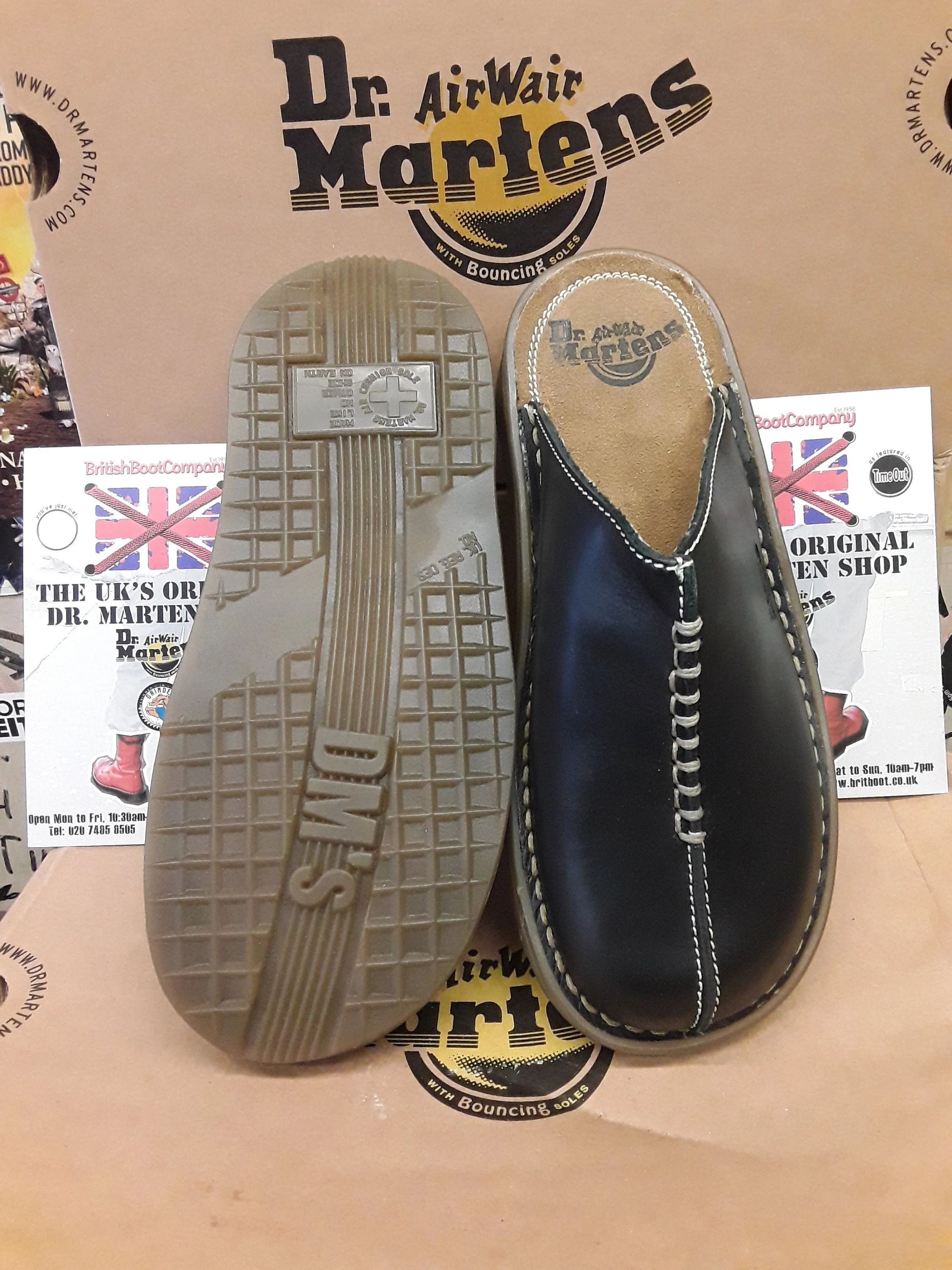 Dr Martens 8A63 Black Leather Sandals