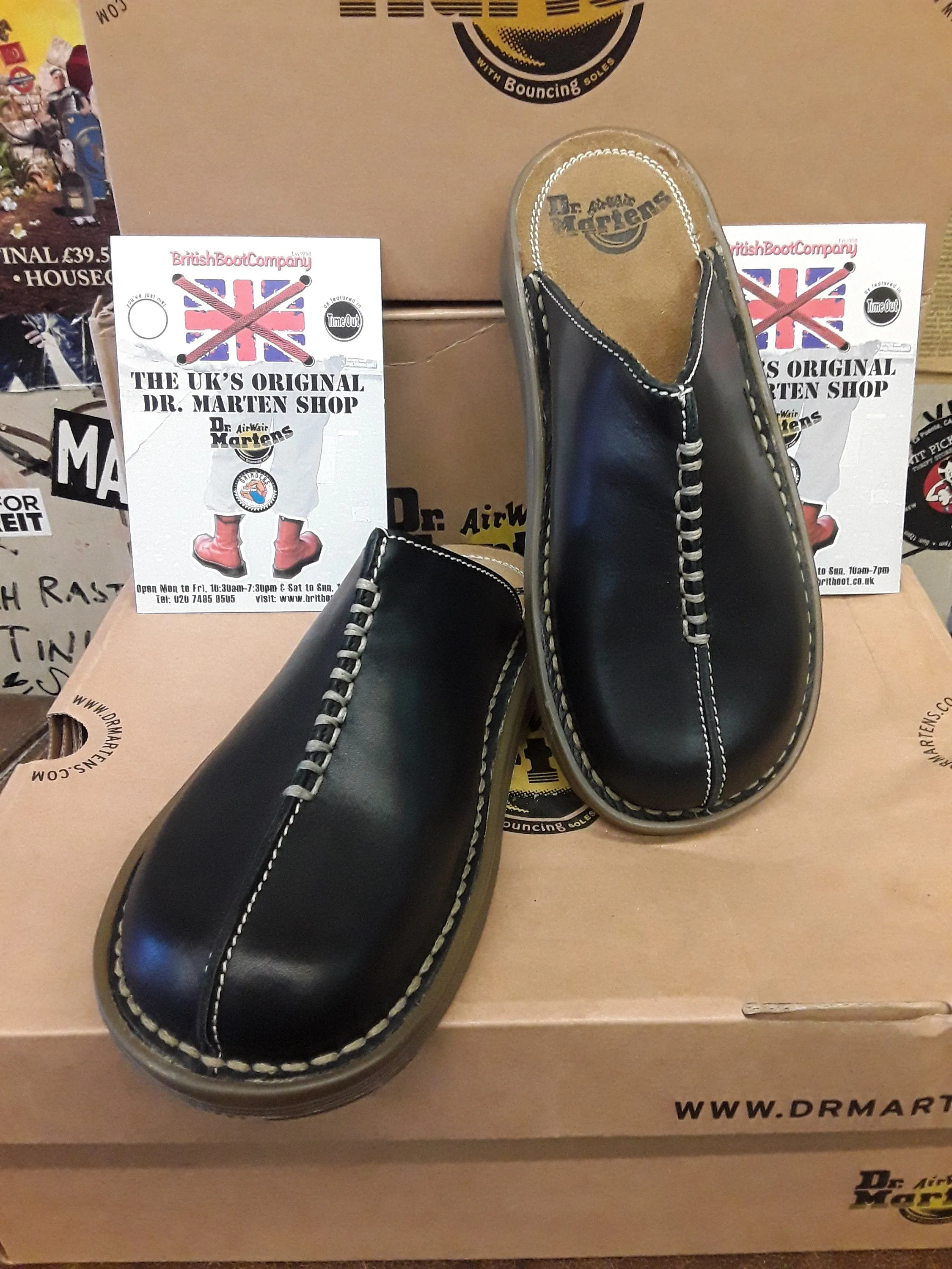 Dr Martens 8A63 Black Leather Sandals