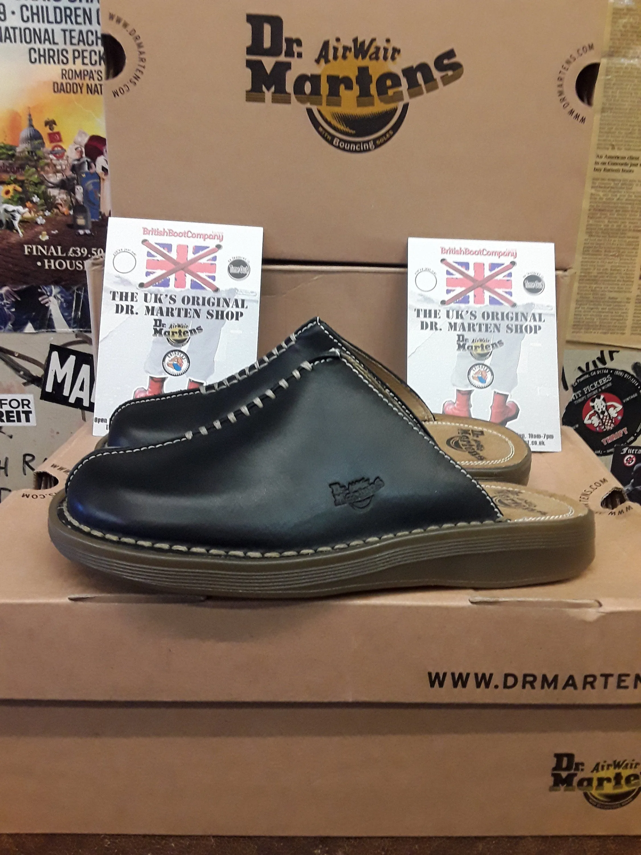 Dr Martens 8A63 Black Leather Sandals